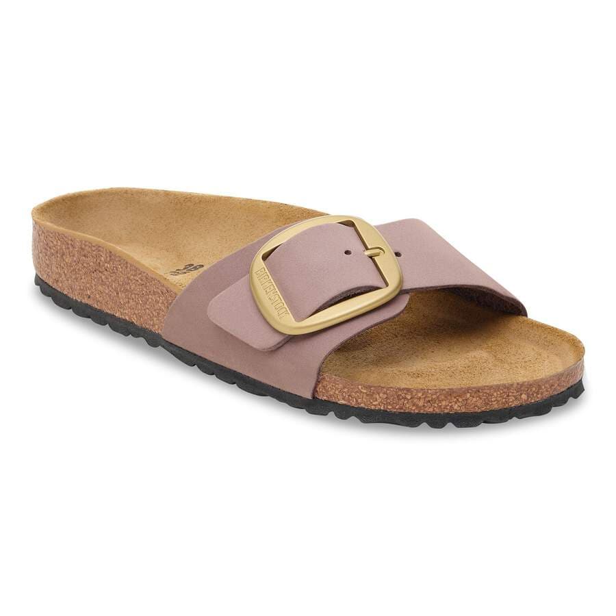 Madrid Big Buckle Nubuck Leather - Faded Purple