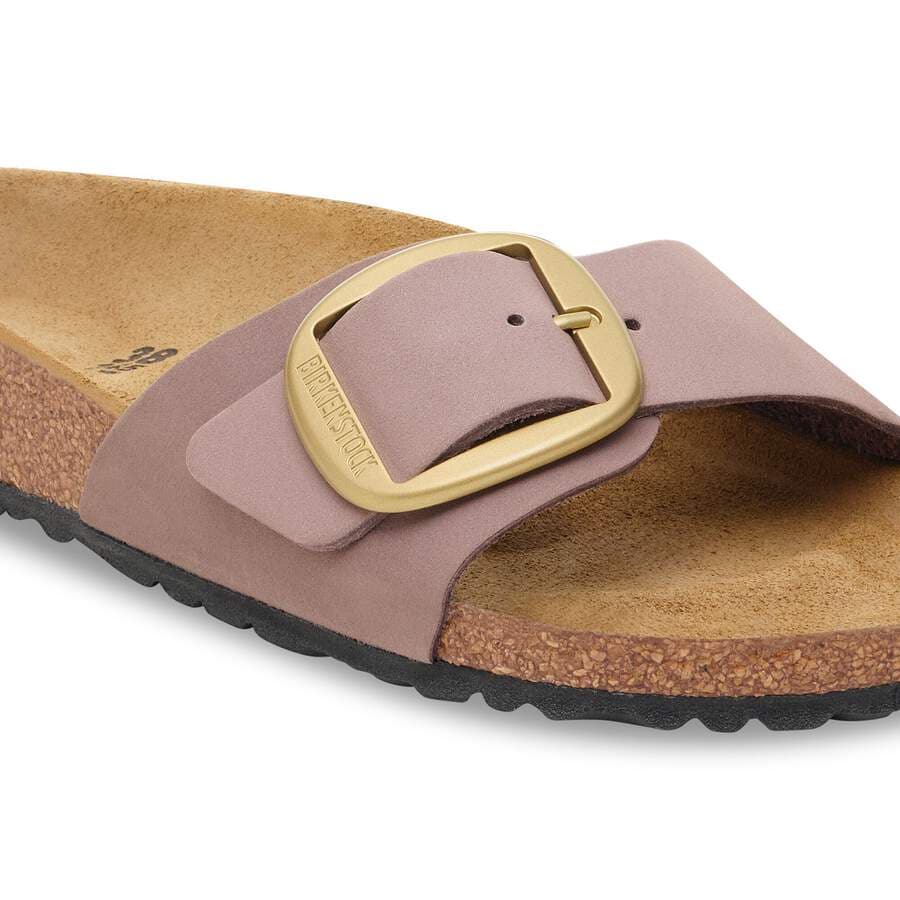 Madrid Big Buckle Nubuck Leather - Faded Purple