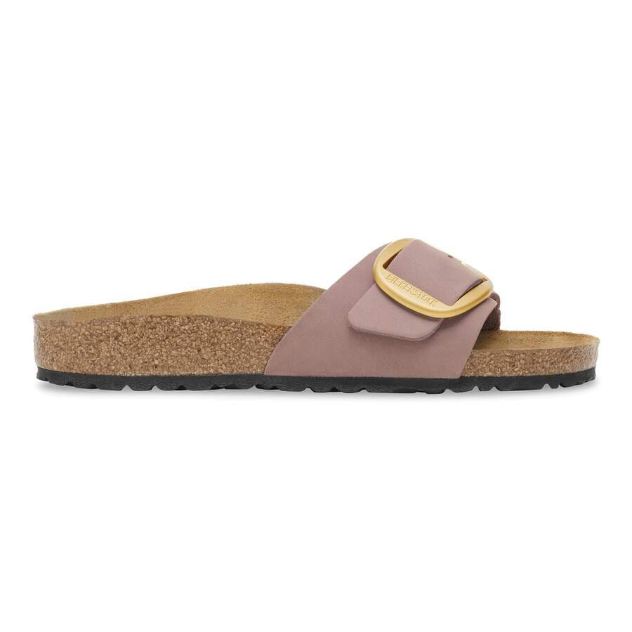 Madrid Big Buckle Nubuck Leather - Faded Purple