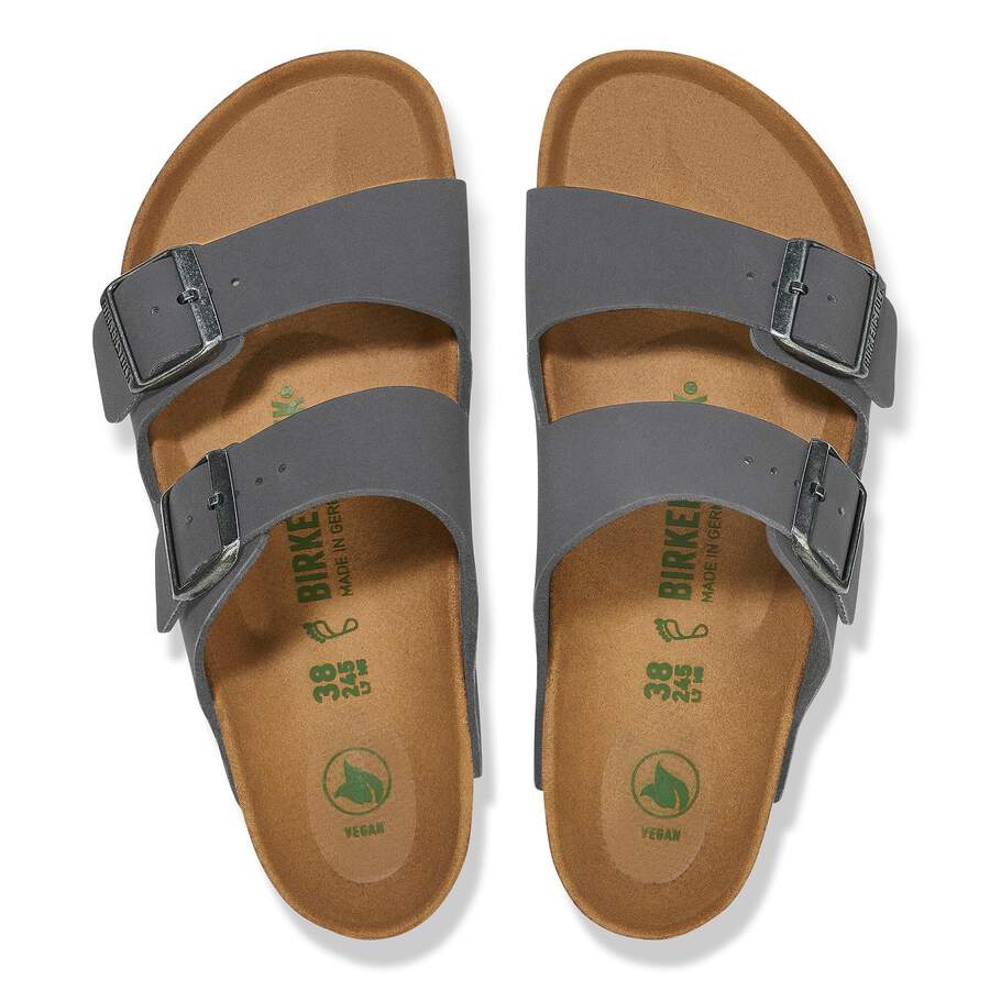 Arizona Vegan Birko-Flor Nubuck - Concrete Gray