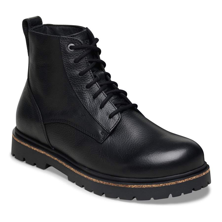 Highwood Lace Mid Women Natural Leather - Black