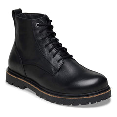Highwood Lace Mid Women Natural Leather - Black