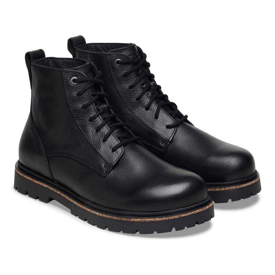 Highwood Lace Mid Women Natural Leather - Black
