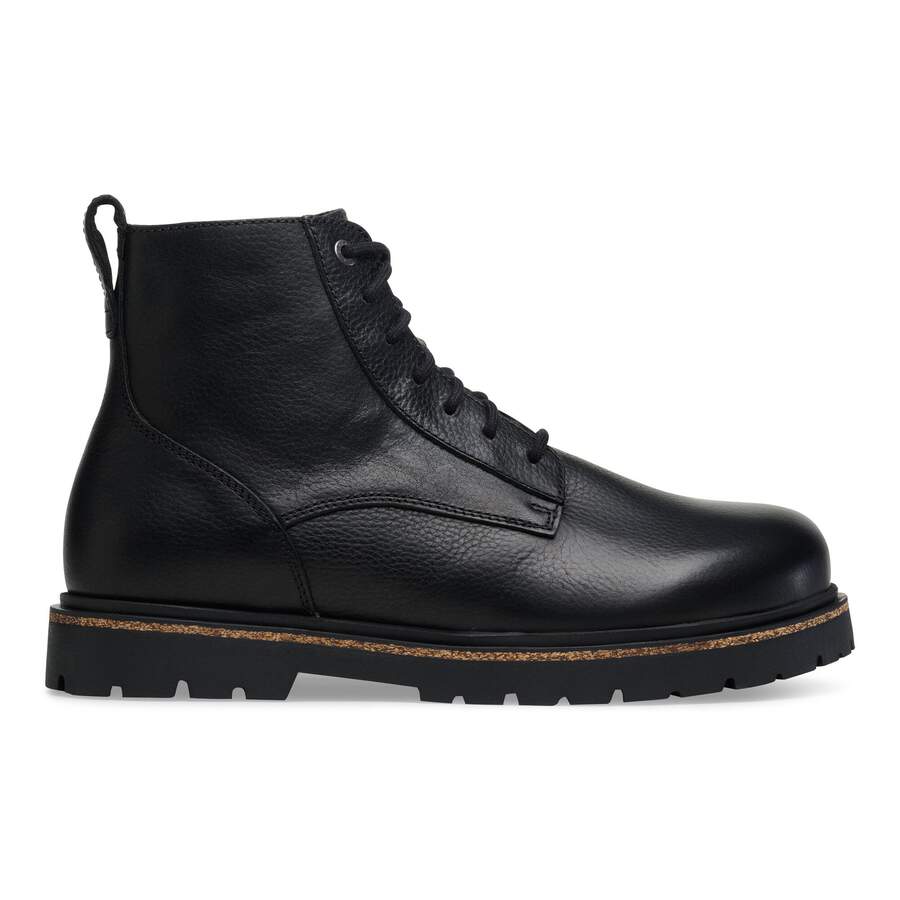 Highwood Lace Mid Women Natural Leather - Black