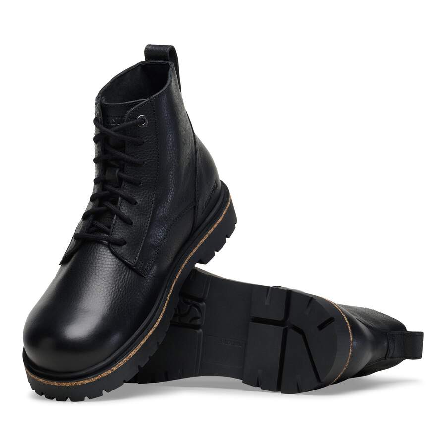 Highwood Lace Mid Women Natural Leather - Black