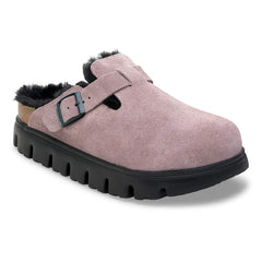 Boston PAP Chunky Shearling Suede Leather - Faded Purple