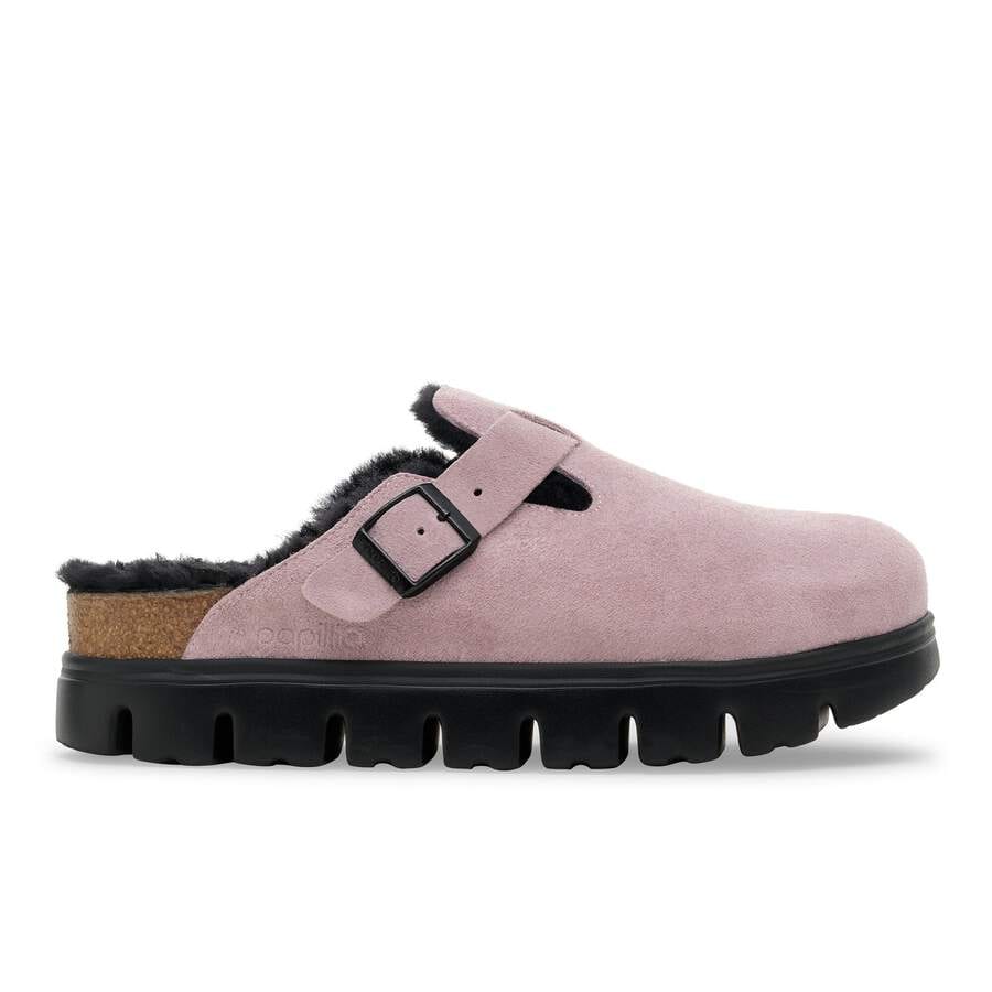 Boston PAP Chunky Shearling Suede Leather - Faded Purple