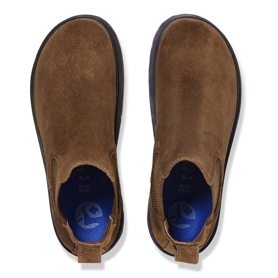Highwood Slip On Women Suede Leather - Dark Tea
