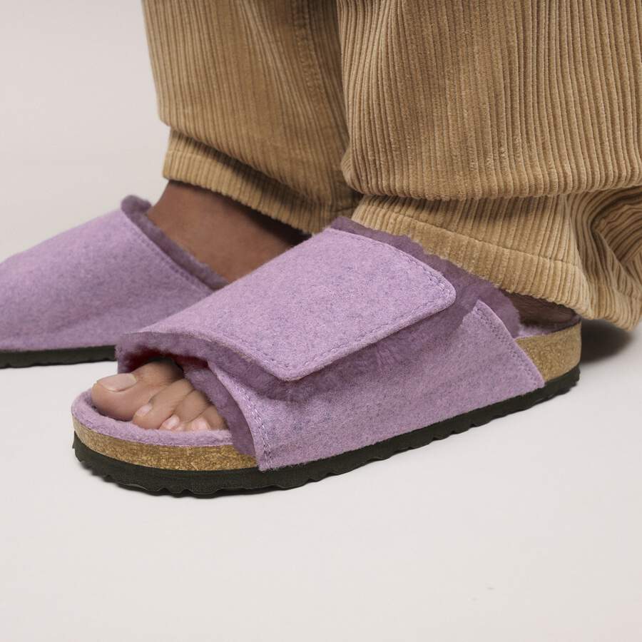 Solana Shearling Felt - Mauve