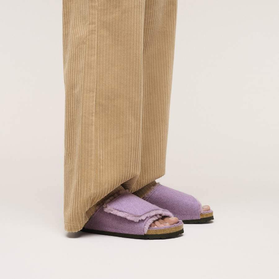 Solana Shearling Felt - Mauve