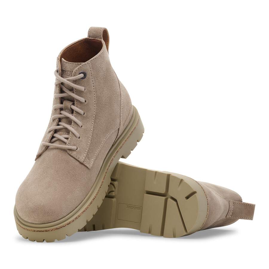 Highwood Lace Mid Men Suede Leather - Taupe