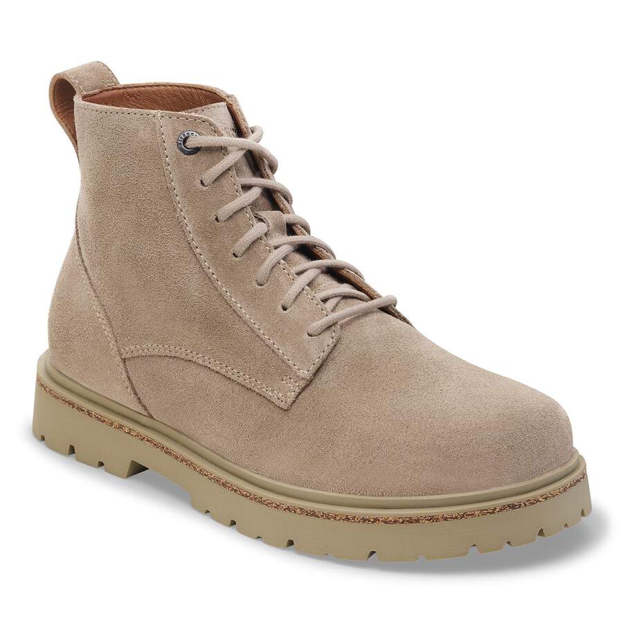 Highwood Lace Mid Women Suede Leather - Taupe