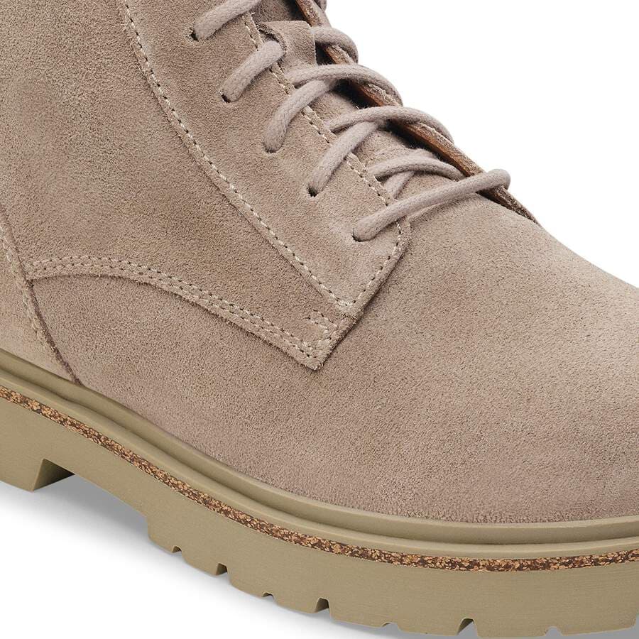 Highwood Lace Mid Women Suede Leather - Taupe