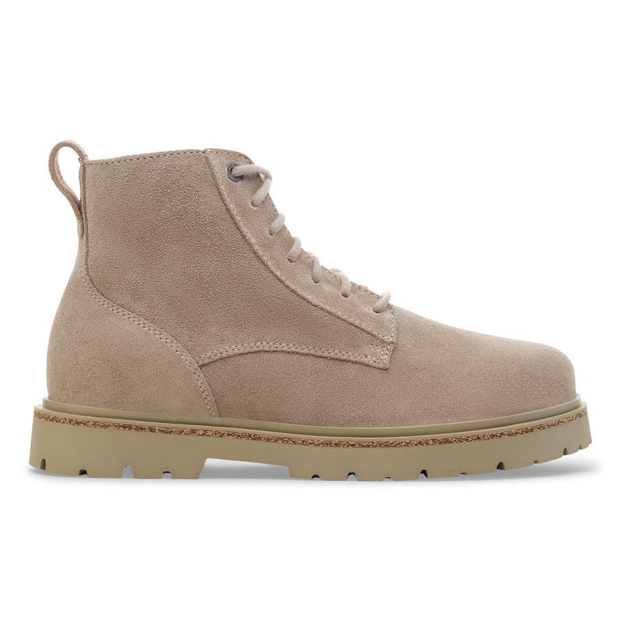 Highwood Lace Mid Women Suede Leather - Taupe