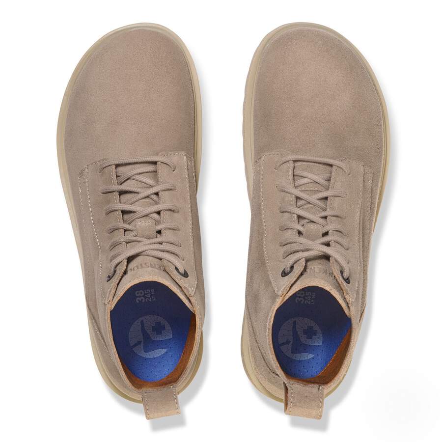 Highwood Lace Mid Women Suede Leather - Taupe