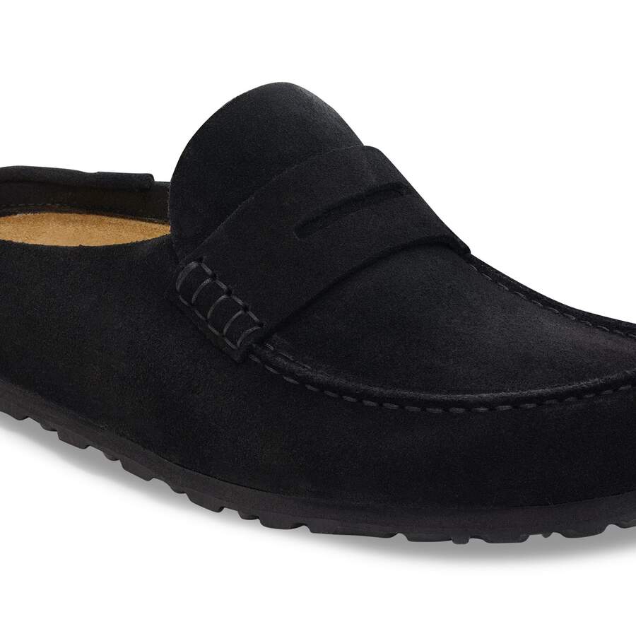 Naples Wrapped Suede Leather - Black