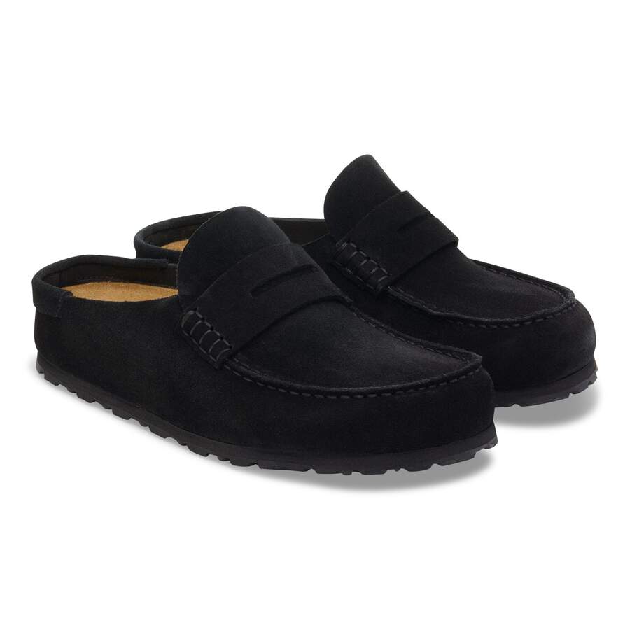 Naples Wrapped Suede Leather - Black