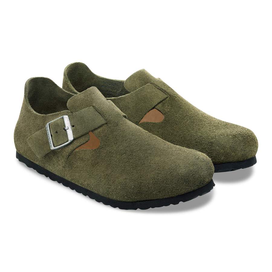 London Suede Leather - Thyme
