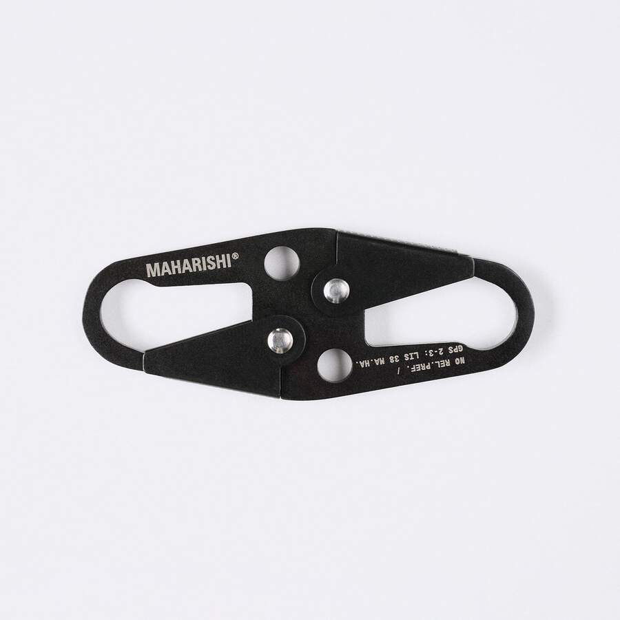Maharishi Pack Nubuck Leather/Textile - Black
