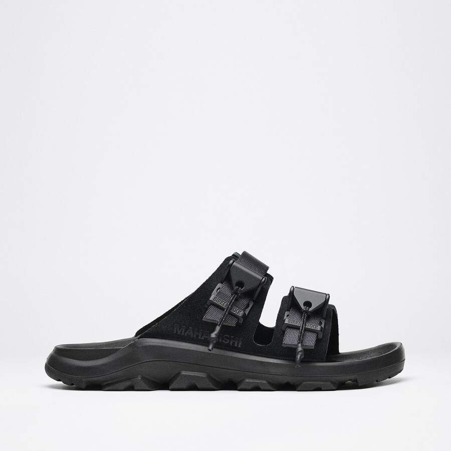 Maharishi Pack Nubuck Leather/Textile - Black