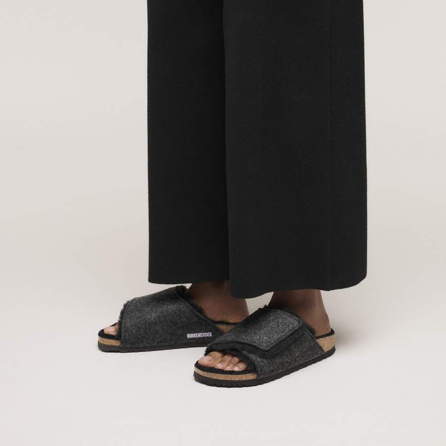 Solana Shearling Felt - Anthracite