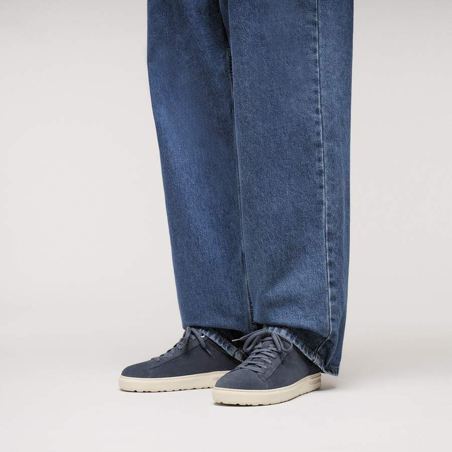 Bend Low Suede Leather - New Navy