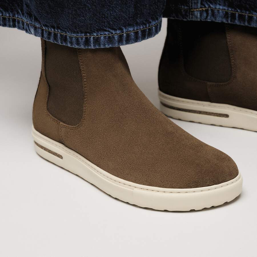 Bend Chelsea Suede Leather - Dark Tea