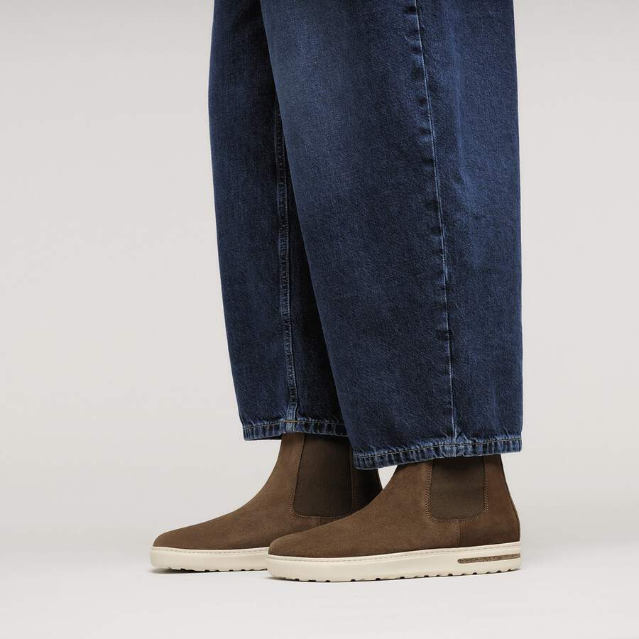 Bend Chelsea Suede Leather - Dark Tea