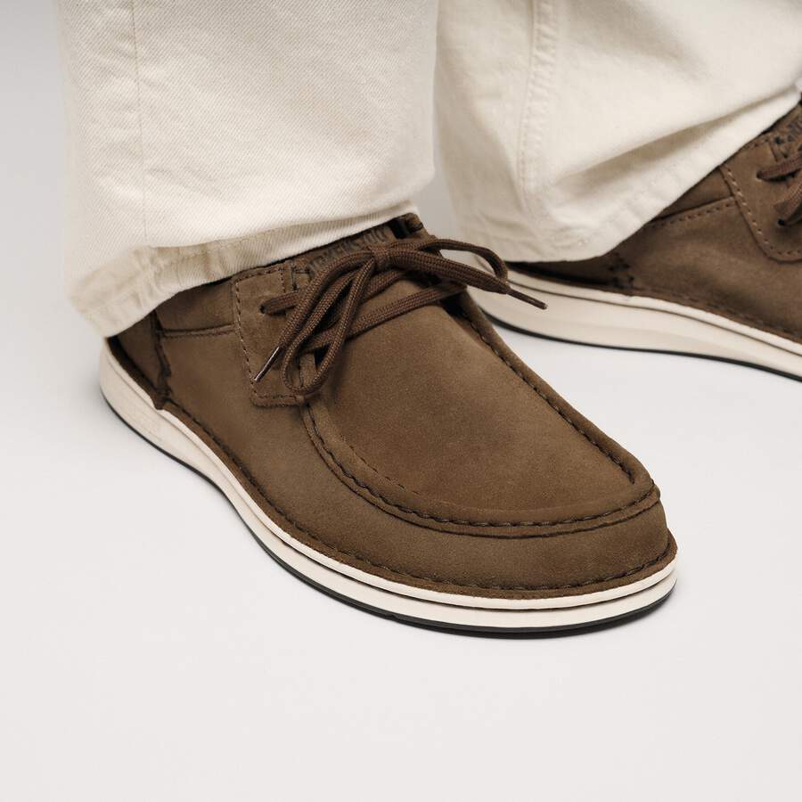 Pasadena Suede Leather - Dark Tea
