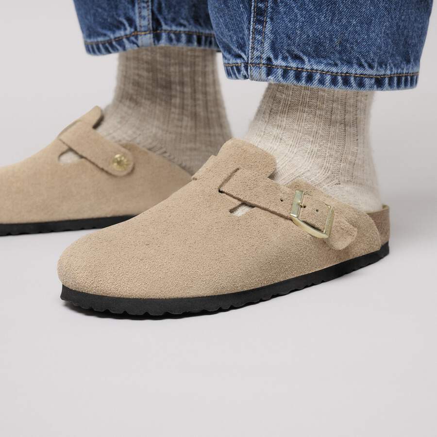 Boston Suede Leather - Sandcastle