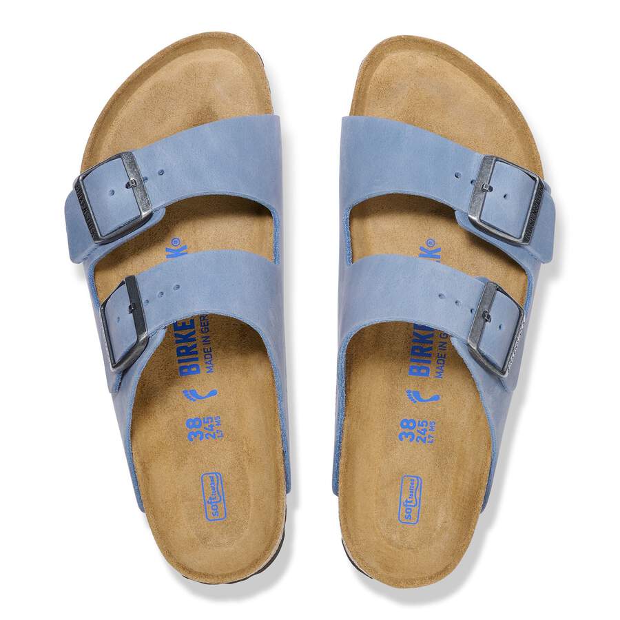 Arizona Soft Footbed Natural Leather Oiled - Elemental Blue