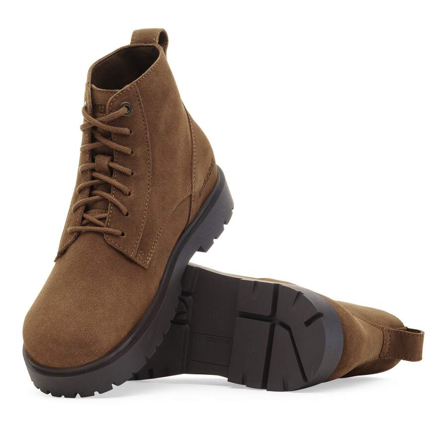 Highwood Lace Mid Women Suede Leather - Dark Tea