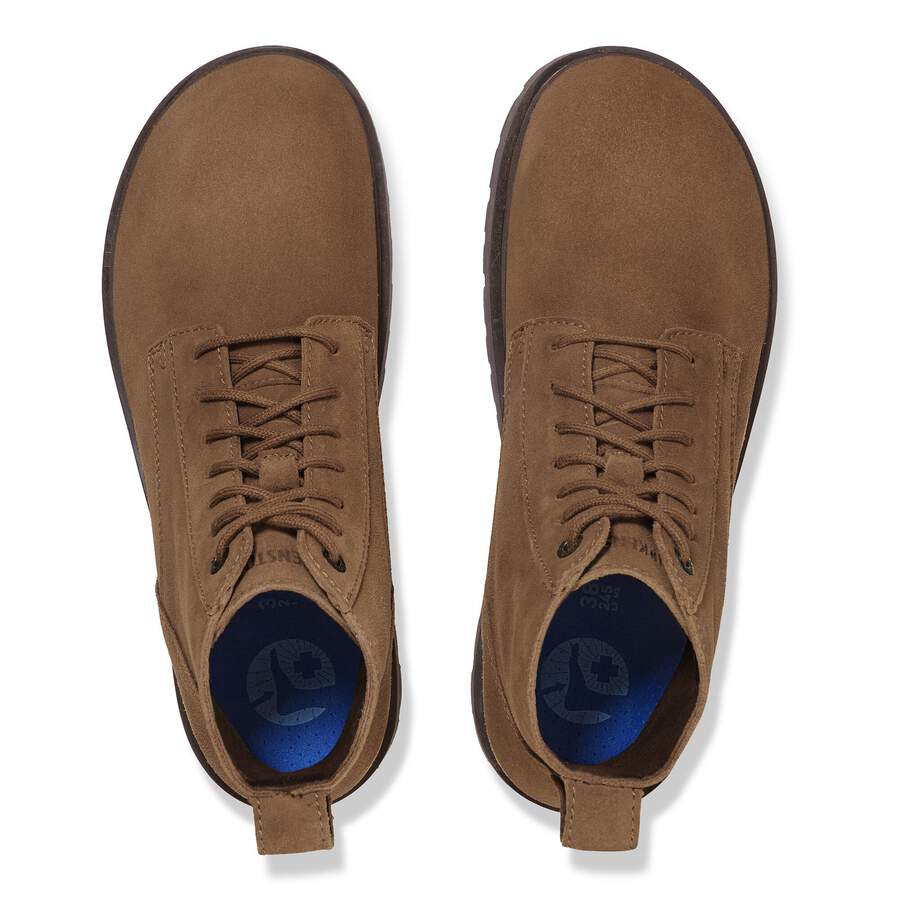 Highwood Lace Mid Women Suede Leather - Dark Tea