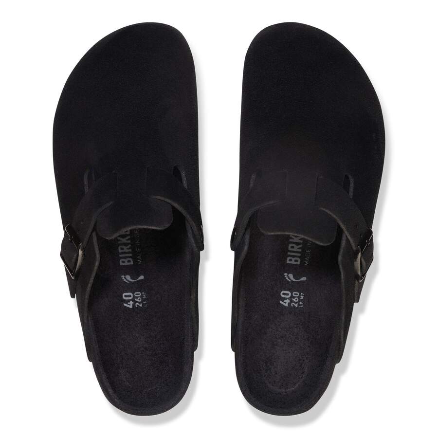 Boston Suede Leather - Black