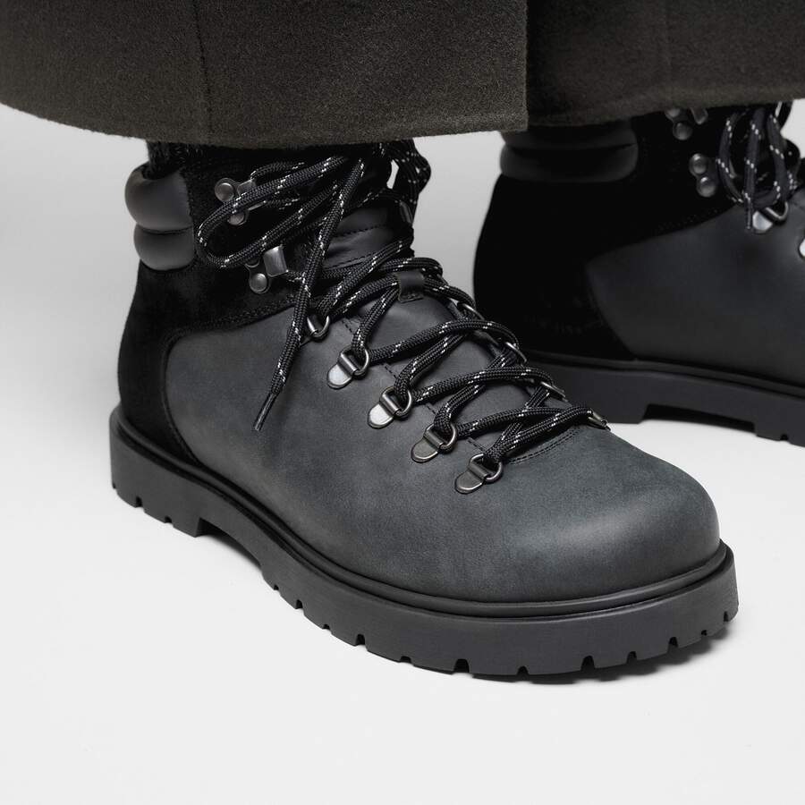 Jackson 2.0 Nubuck Leather/Suede - Black