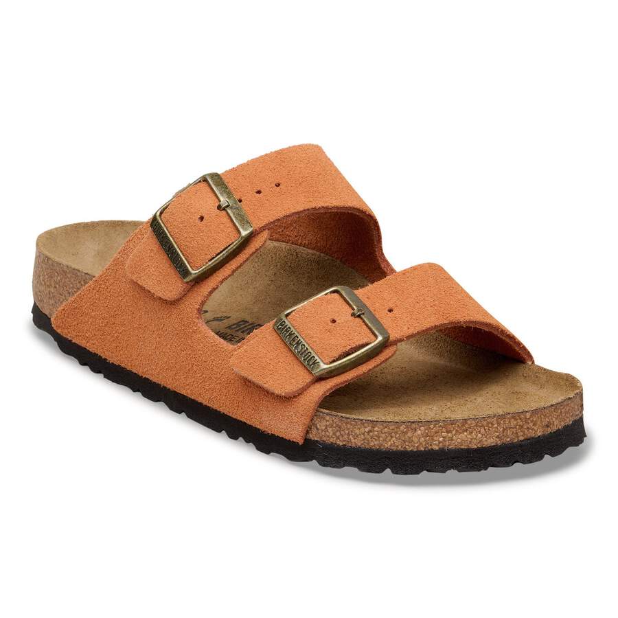 Arizona Suede Leather - Dark Rust