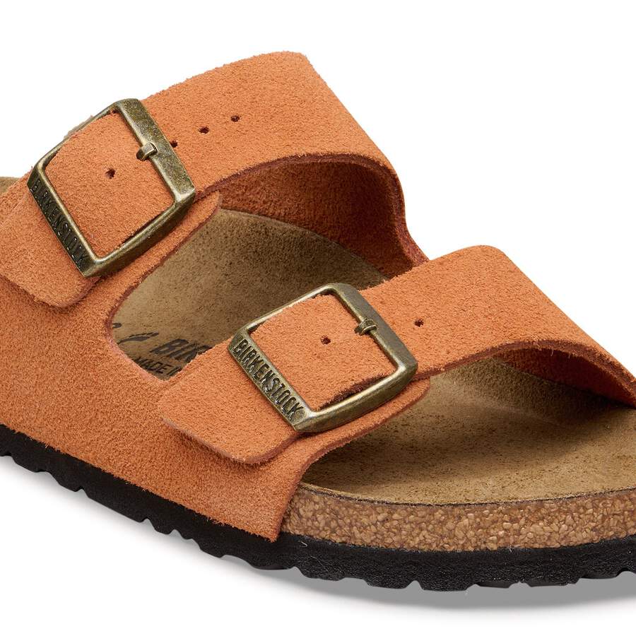 Arizona Suede Leather - Dark Rust