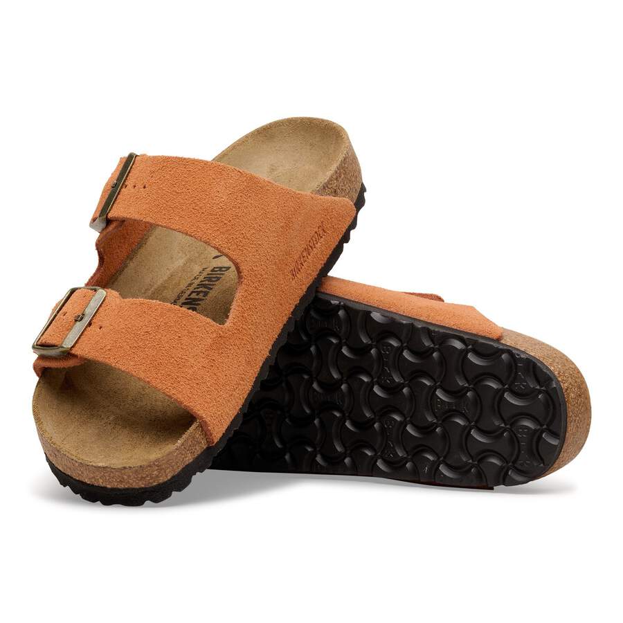 Arizona Suede Leather - Dark Rust