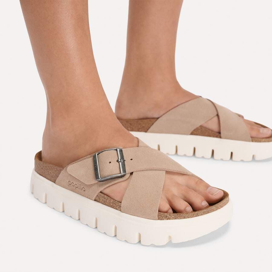 Siena PAP Chunky Suede Leather - Warm Sand