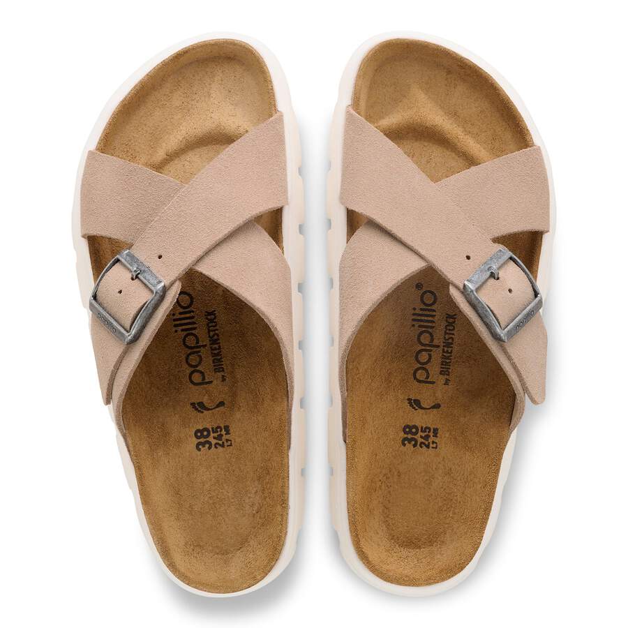 Siena PAP Chunky Suede Leather - Warm Sand