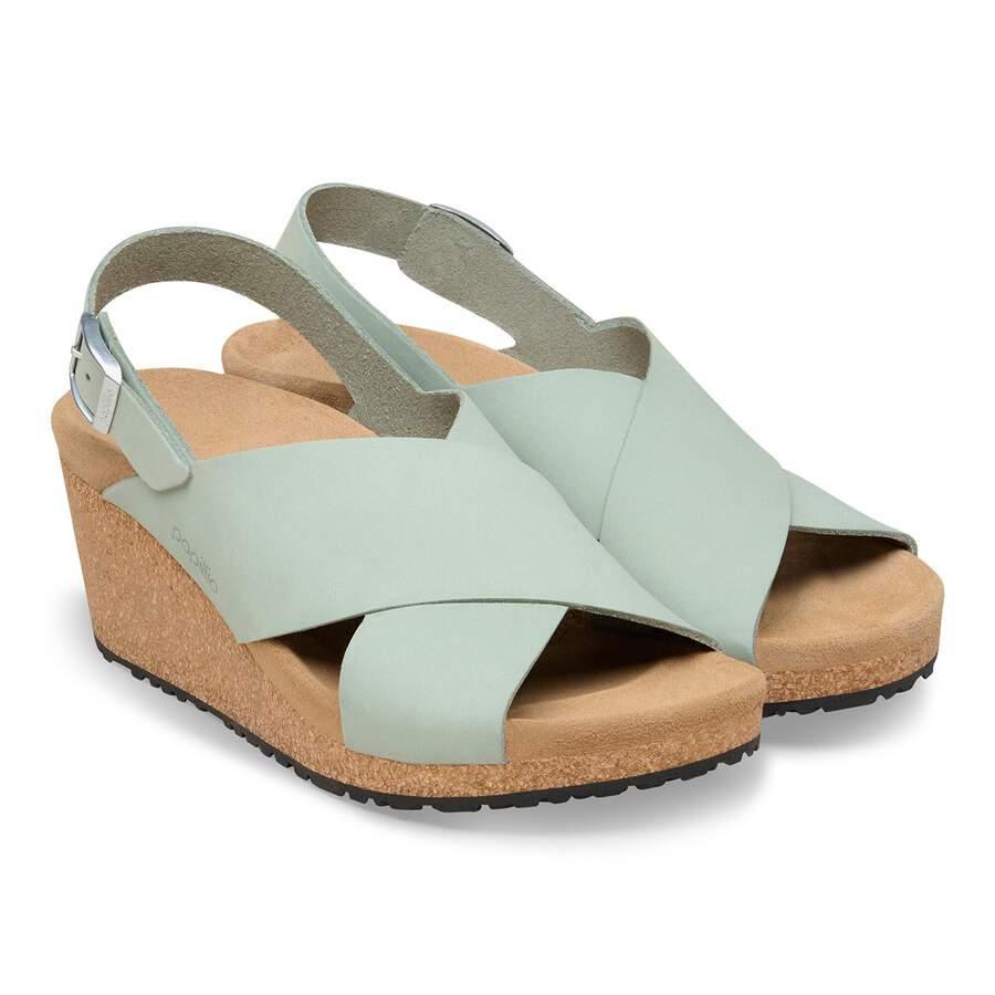 Samira Nubuck Leather - Pure Sage