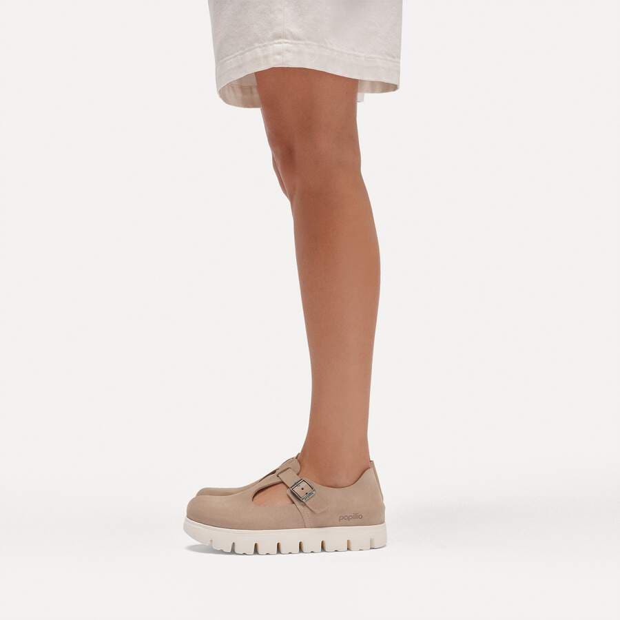 Paris Chunky Suede Leather - Warm Sand