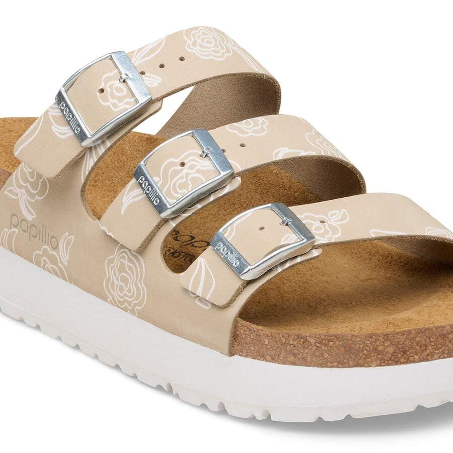 Florida III PAP Flex Platform Nubuck Leather - Oyster Flower