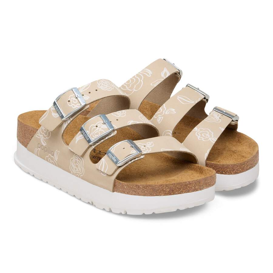 Florida III PAP Flex Platform Nubuck Leather - Oyster Flower
