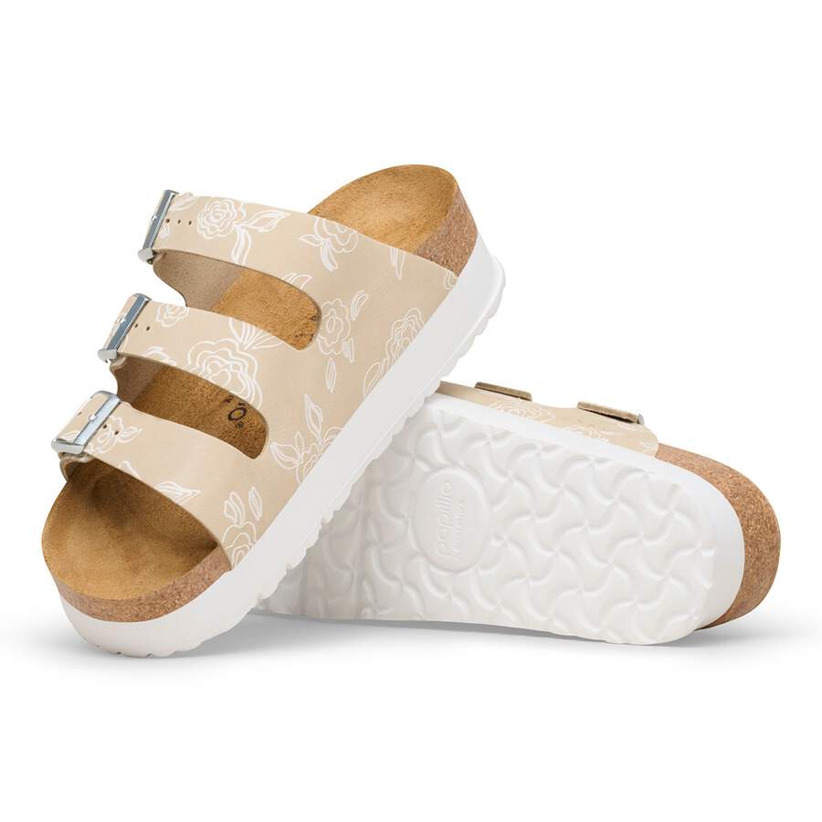Florida III PAP Flex Platform Nubuck Leather - Oyster Flower