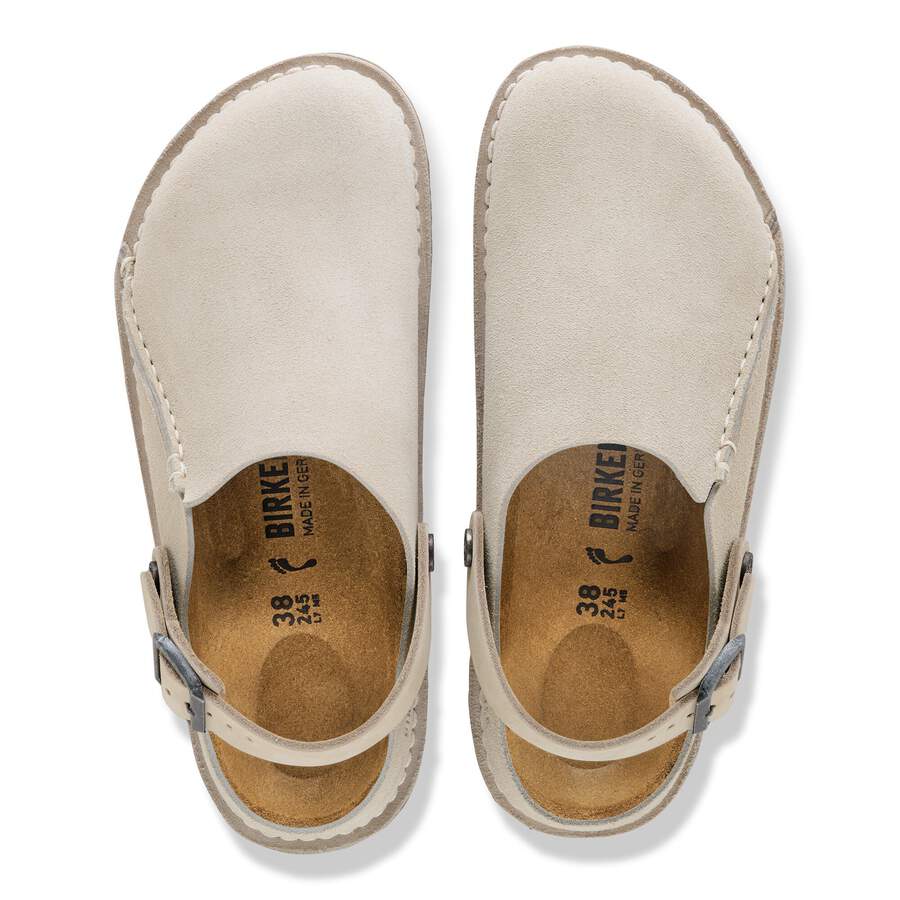 Lutry Premium Suede Leather - Oyster