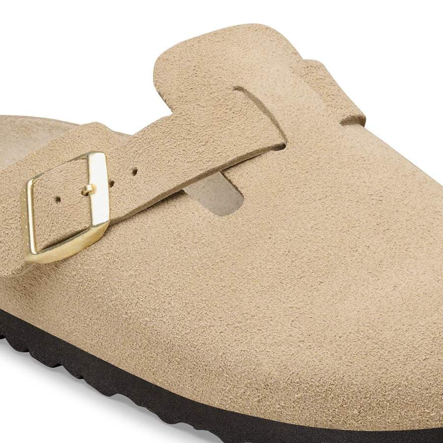 Boston Suede Leather - Taupe