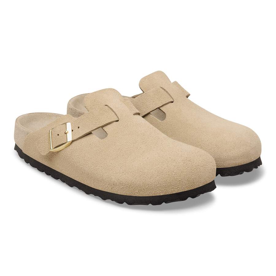 Boston Suede Leather - Taupe