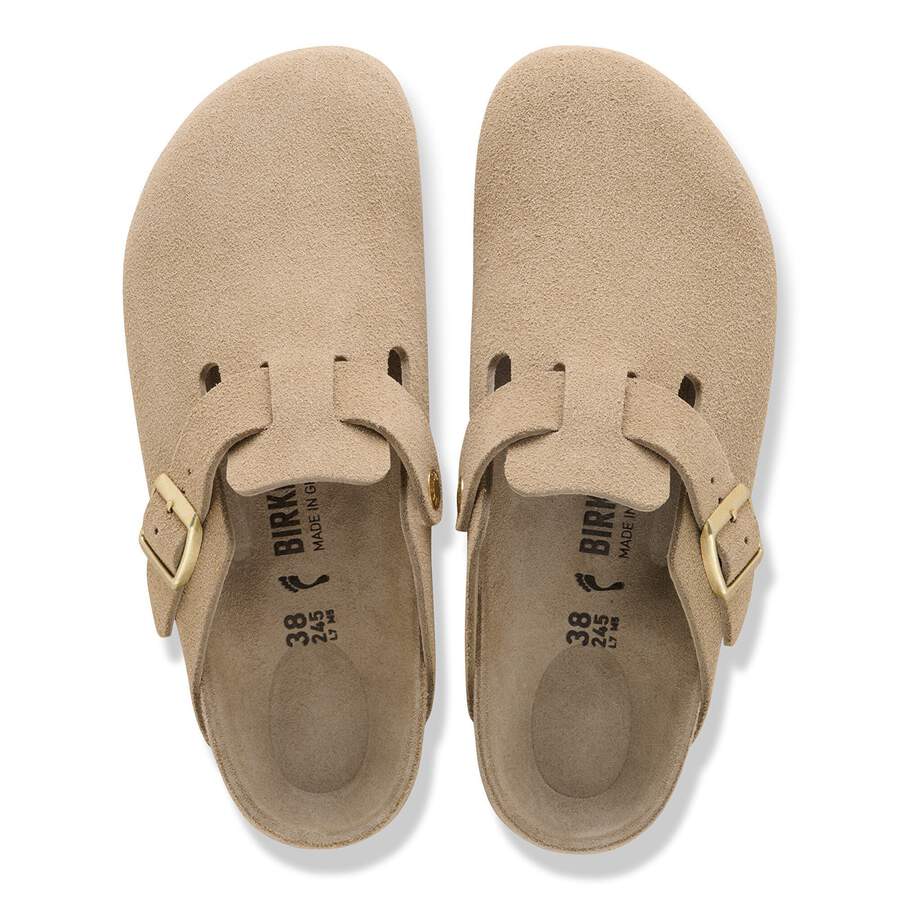 Boston Suede Leather - Taupe