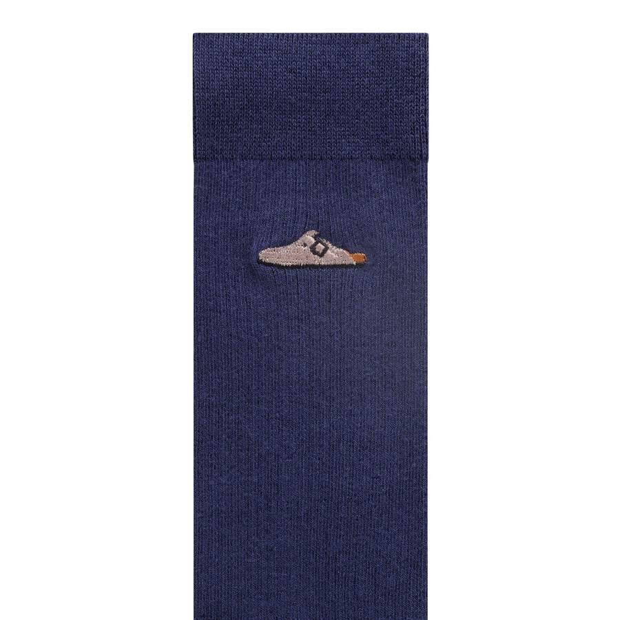 Cotton Ribbed Socks Cotton/Polyamid/Elastane - New Navy